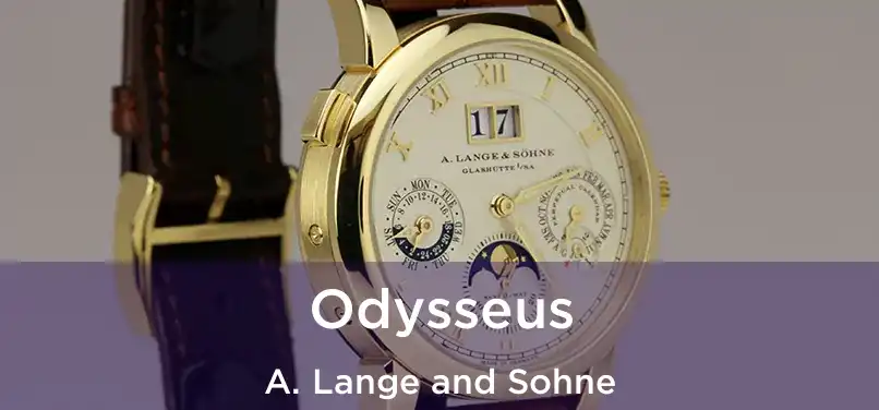  Odysseus A. Lange and Sohne